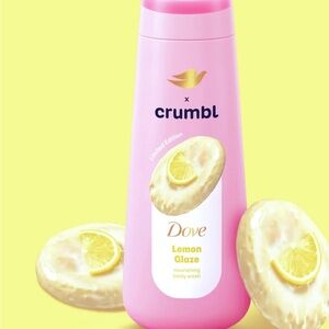 Dove Crumbl Moisturizing Liquid Body Wash Lemon Glaze, 20 oz